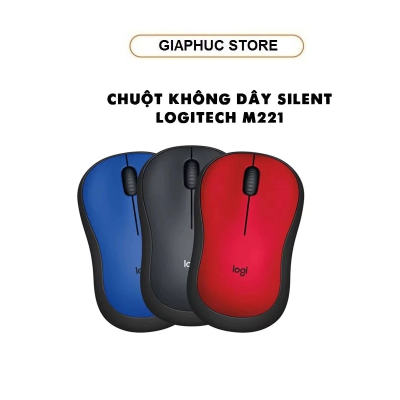 Chuột không dây Logitech M221 - Hàng chính hãng