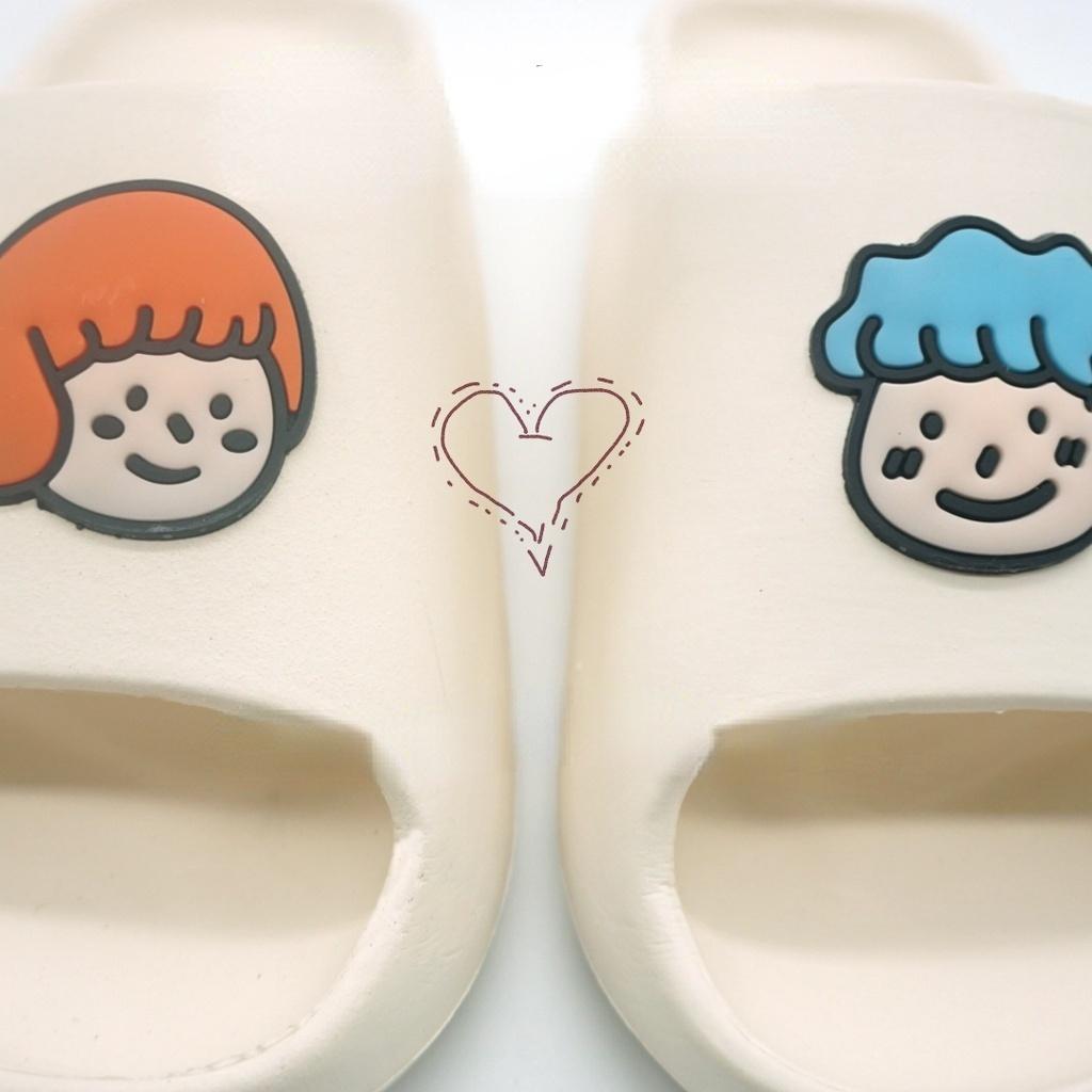 Dép đi trong nhà Dép bánh mì hình chibi dễ thương, 3 màu đen, cam, kem, size từ 36-40 HB