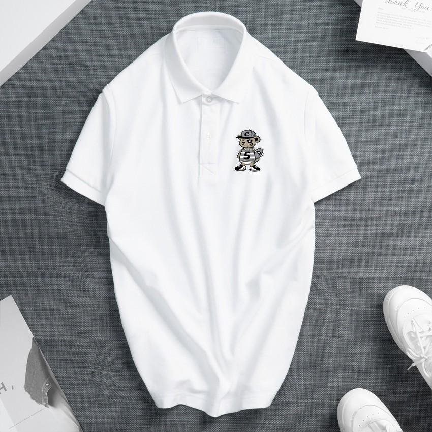 Áo polo nam , cổ dệt bo len ,áo thun nam có cổ tay ngắn thanh lịch Chó 5 - Soha Clothing