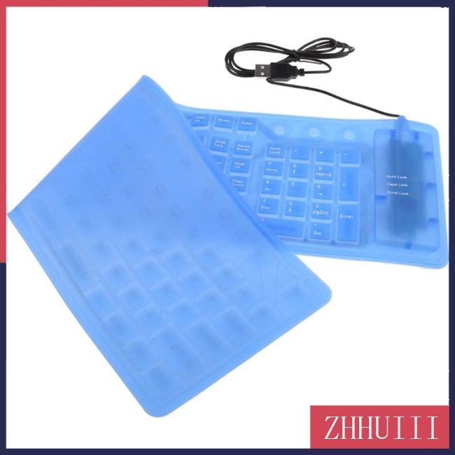 Bàn Phím Silicone Mềm JT 109 Phím Chống Nước Có Thể Gập Lại Cho Windows