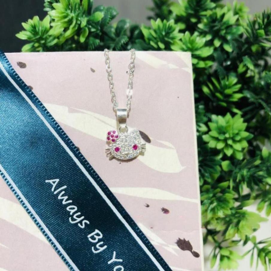 Dây chuyền bạc cho bé gái hình Hello Kitty -Trang sức TNC Jewellery