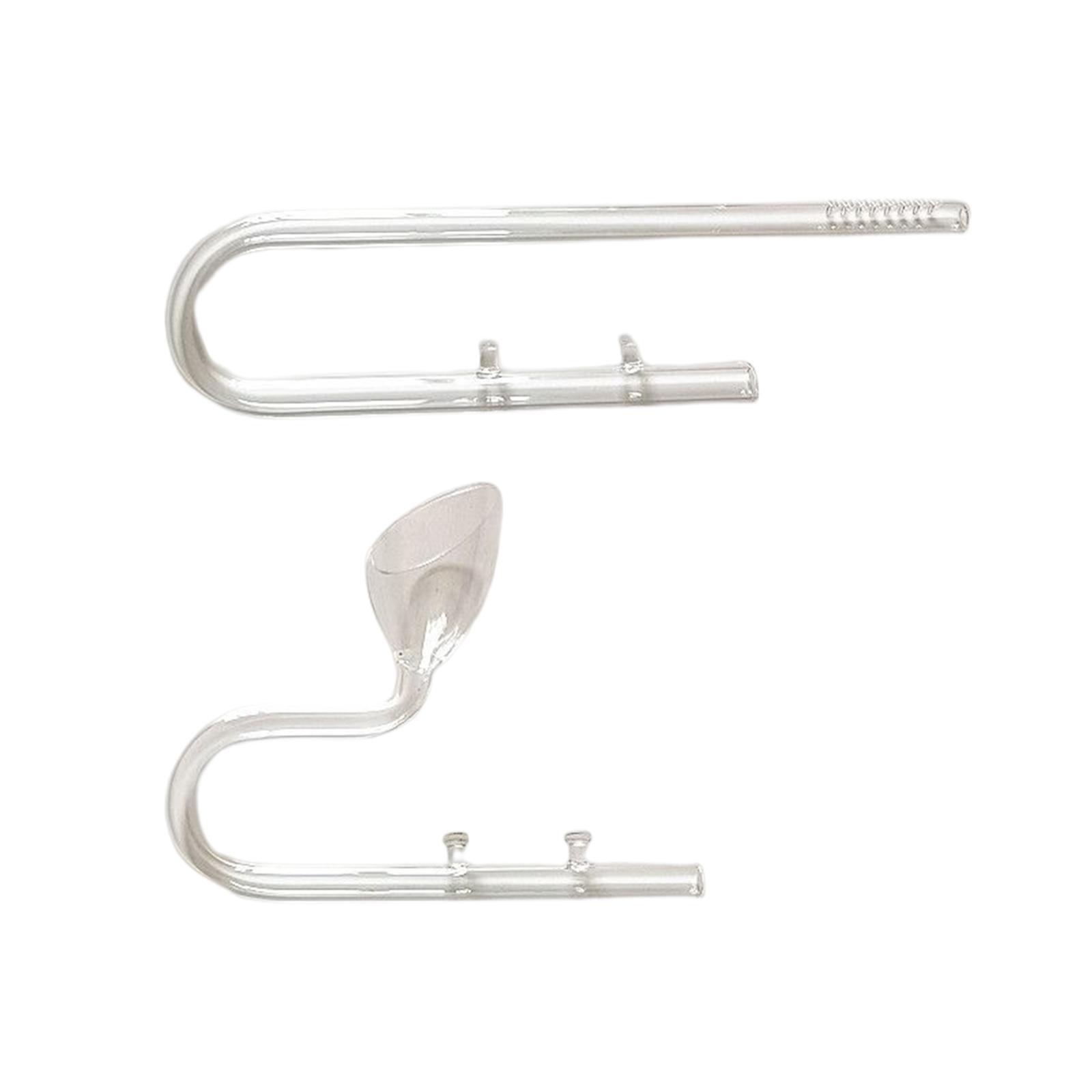 Glass Lily Pipe Inflow Inflow/Outflow 12/16mm Glass Aquarium Water  Tank Filter