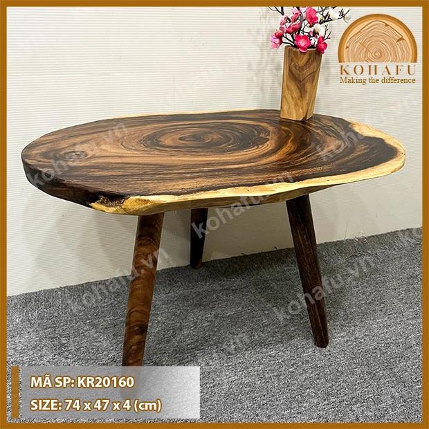 BÀN TRÀ, SOFA GỖ ME TÂY TỰ NHIÊN - VÂN GỖ SIÊU ĐẸP KR20160