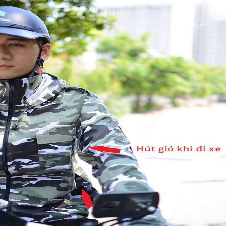 Áo Khoác Chống Nắng Nam - Trắng sữa - Size M: 51-59kg
