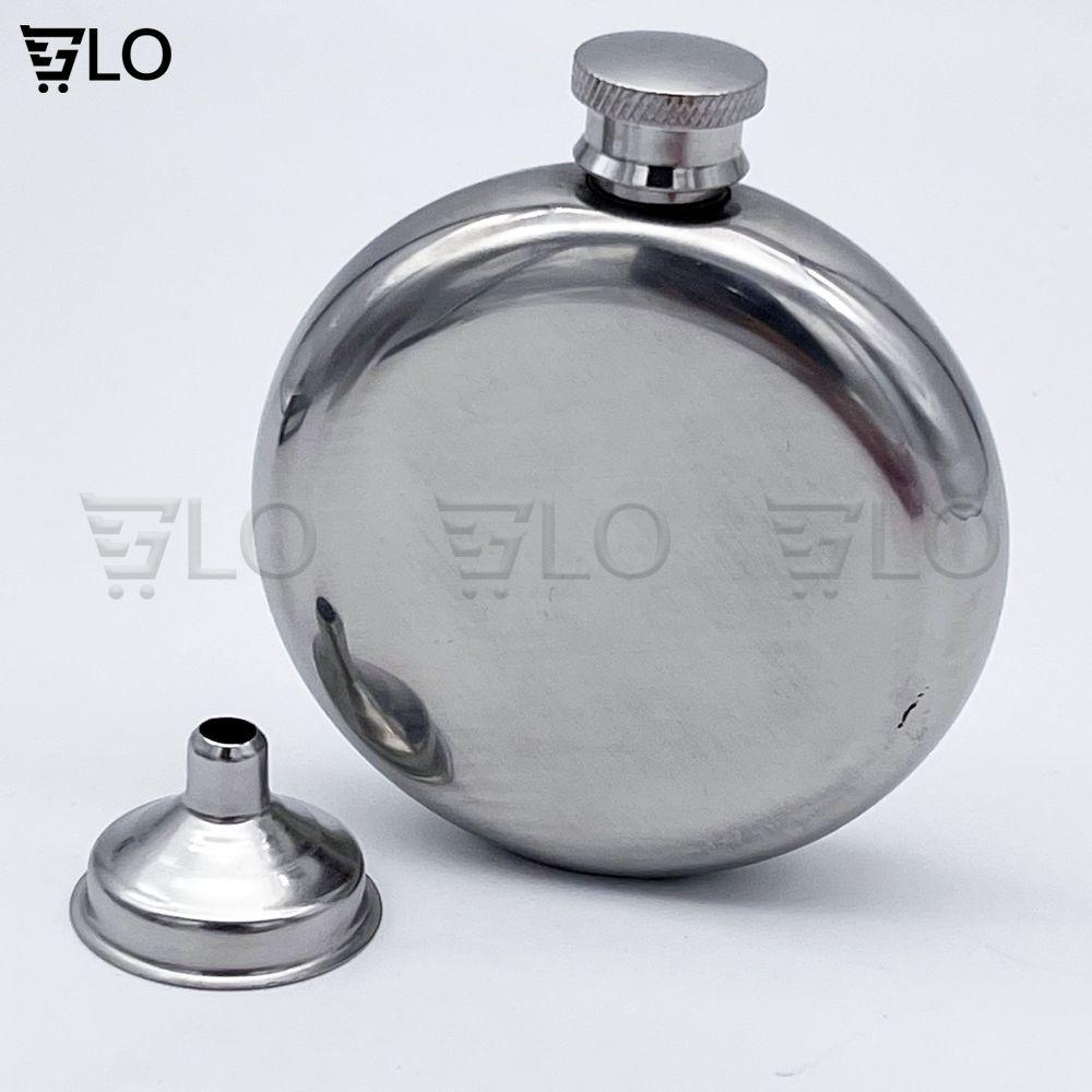 Bình Hip Flask Đựng Rượu Whisky Bằng Inox Dung Tích 4oz