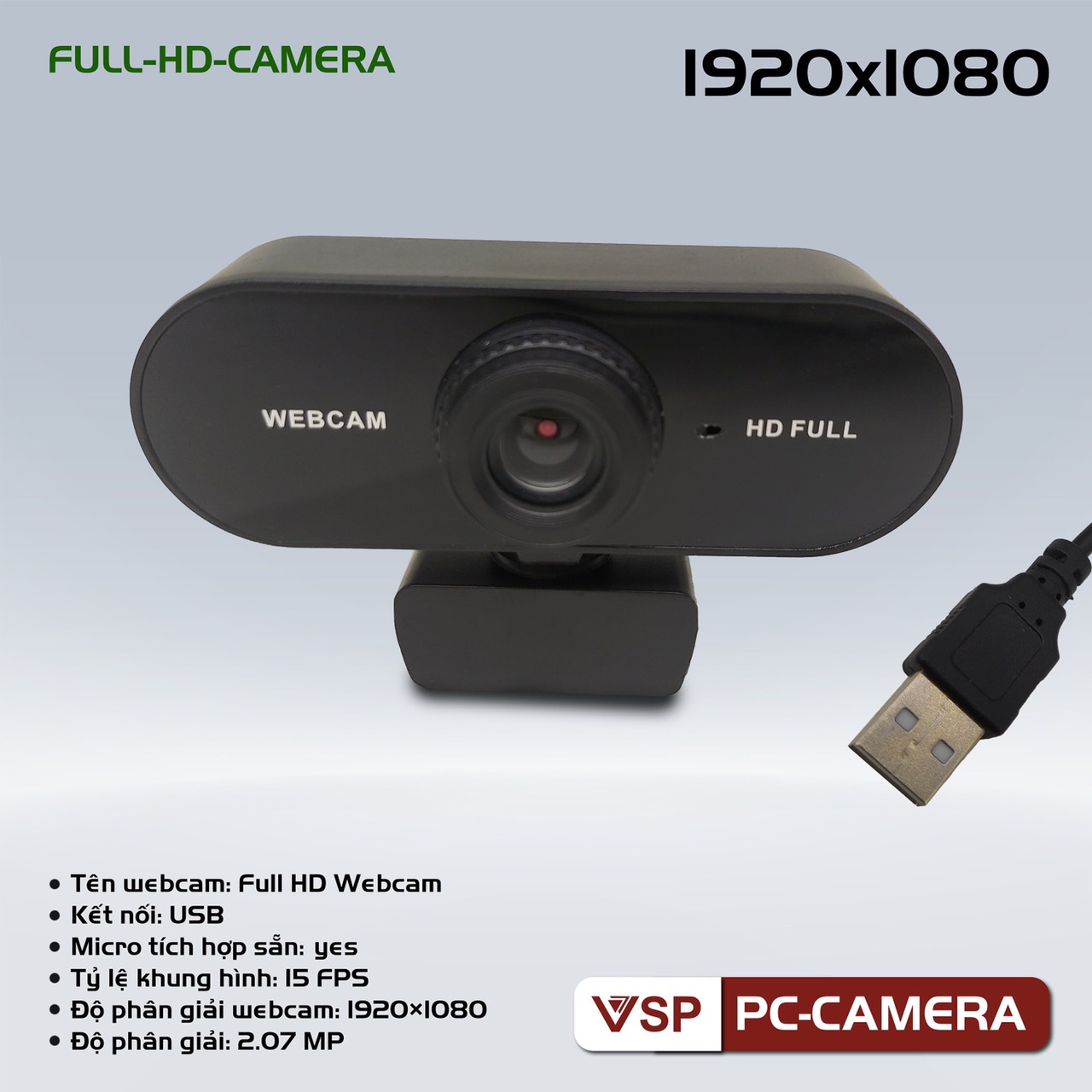 Webcam 1080p FULL HD ( Chính Hãng )