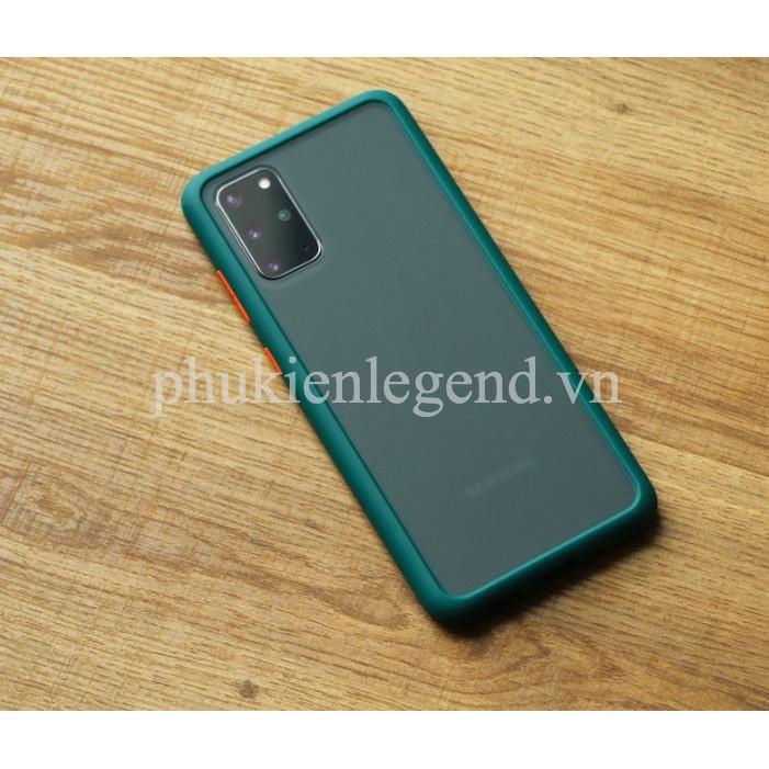 Ốp lưng trong nhám viền màu chống sốc cho SamSung Galaxy S20 FE