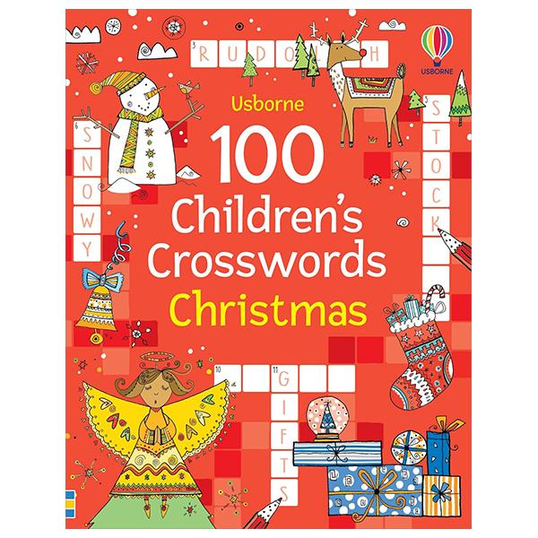 Sách ngoại văn: 100 Children's Crosswords - Christmas