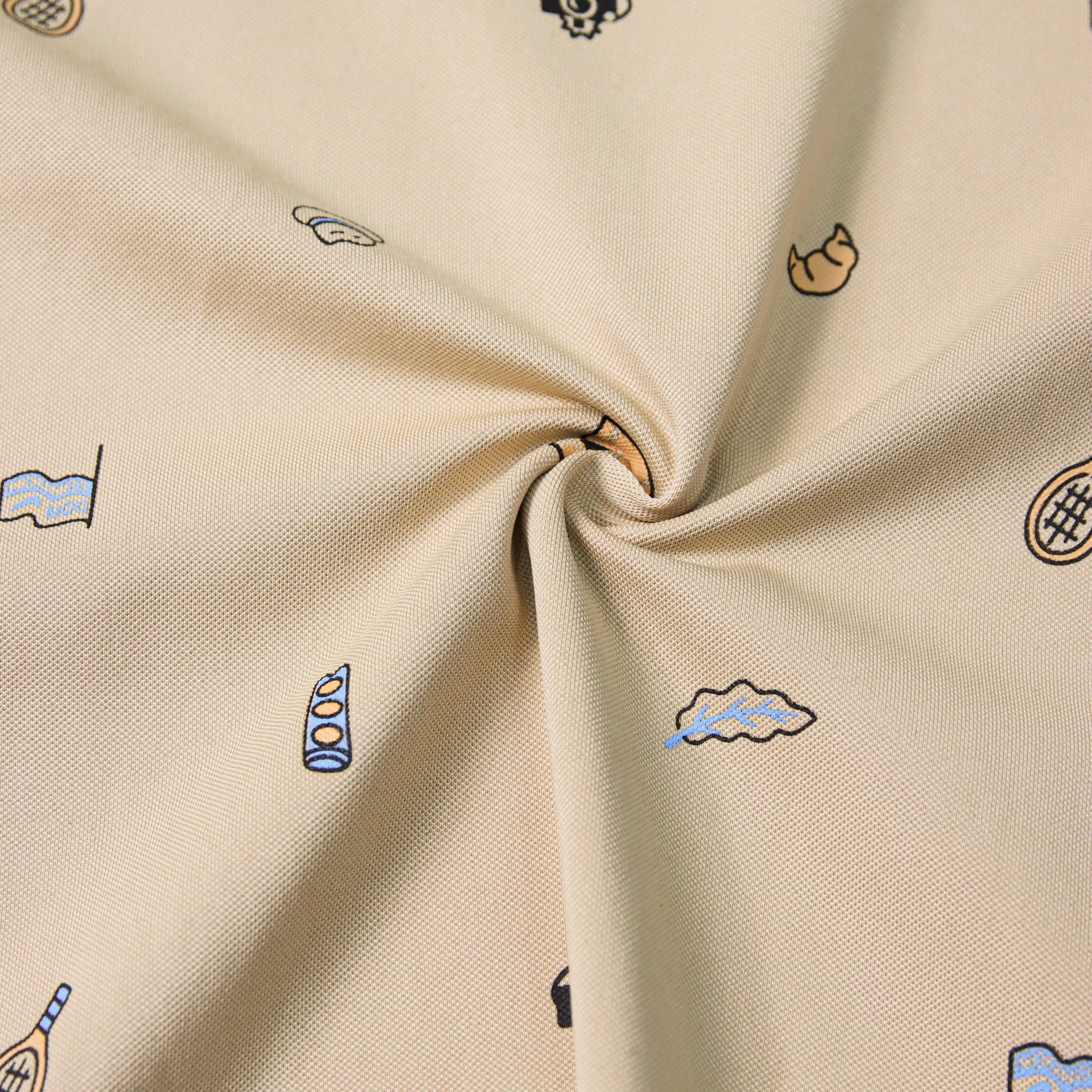 Áo thun polo nam, áo thun nam tay ngắn cổ bẻ họa tiết vải poly cá sấu co giãn 4 chiều