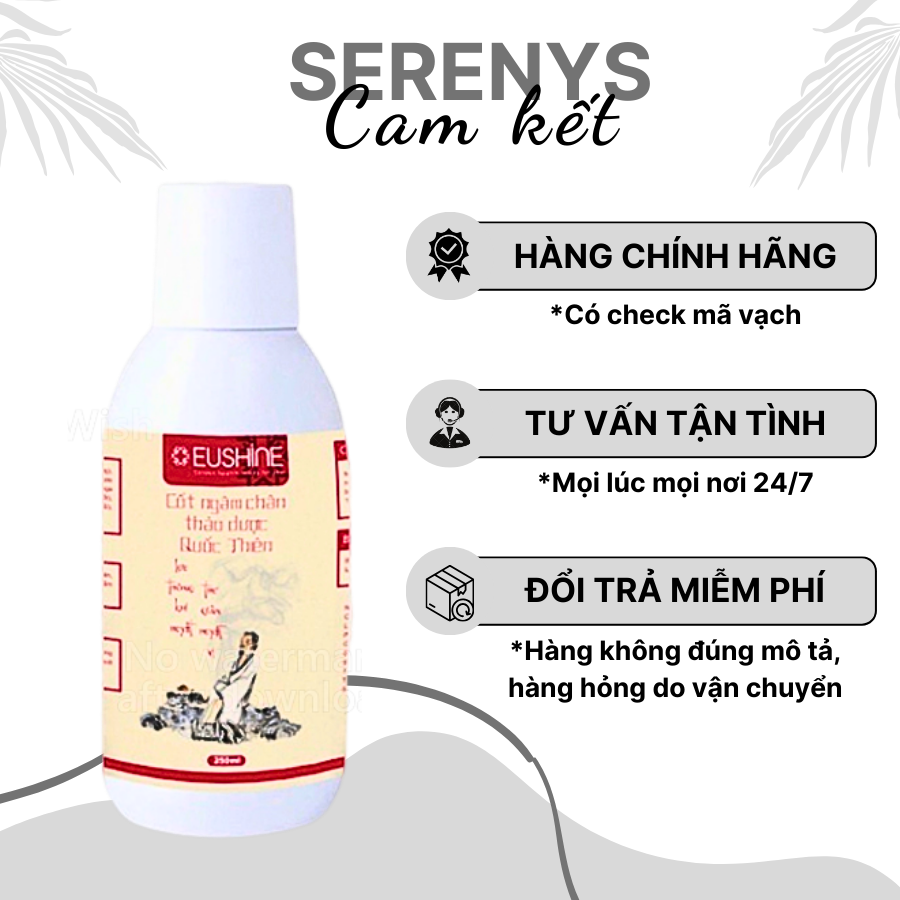 Cốt thảo dược ngân chân Quốc Thiên làm ấm cơ thể, tăng cường lưu thông khí huyết 250ml