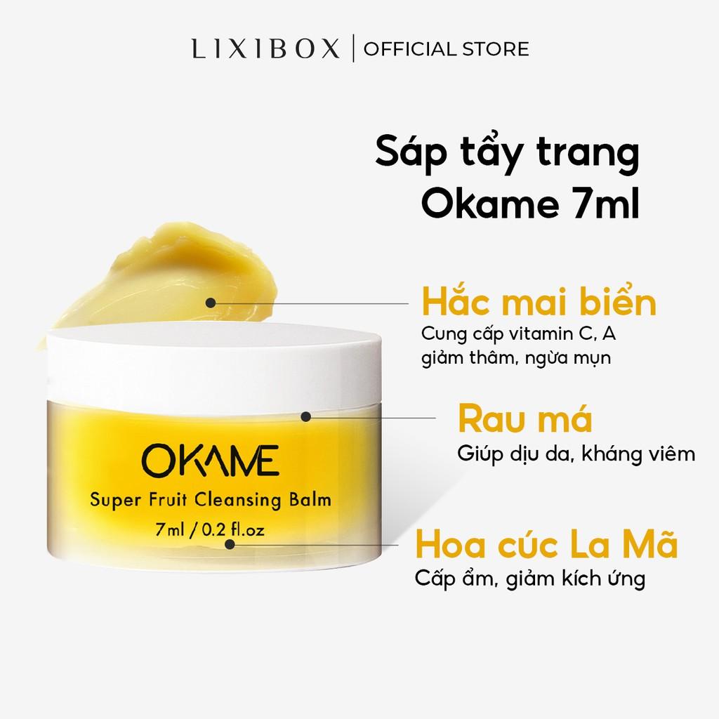 Sáp tẩy trang dễ nhũ hoá, làm sạch sâu Okame Super Fruit Cleansing Balm - 7ml