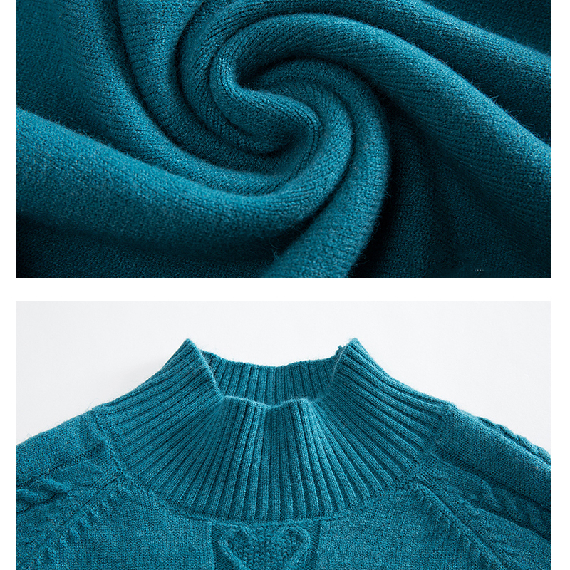 Áo len nữ phong cách Hàn Quốc len mềm mại form rộng
