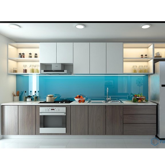 KITCHEN, Mẫu tủ bếp công nghiệp hiện đại KIT_014