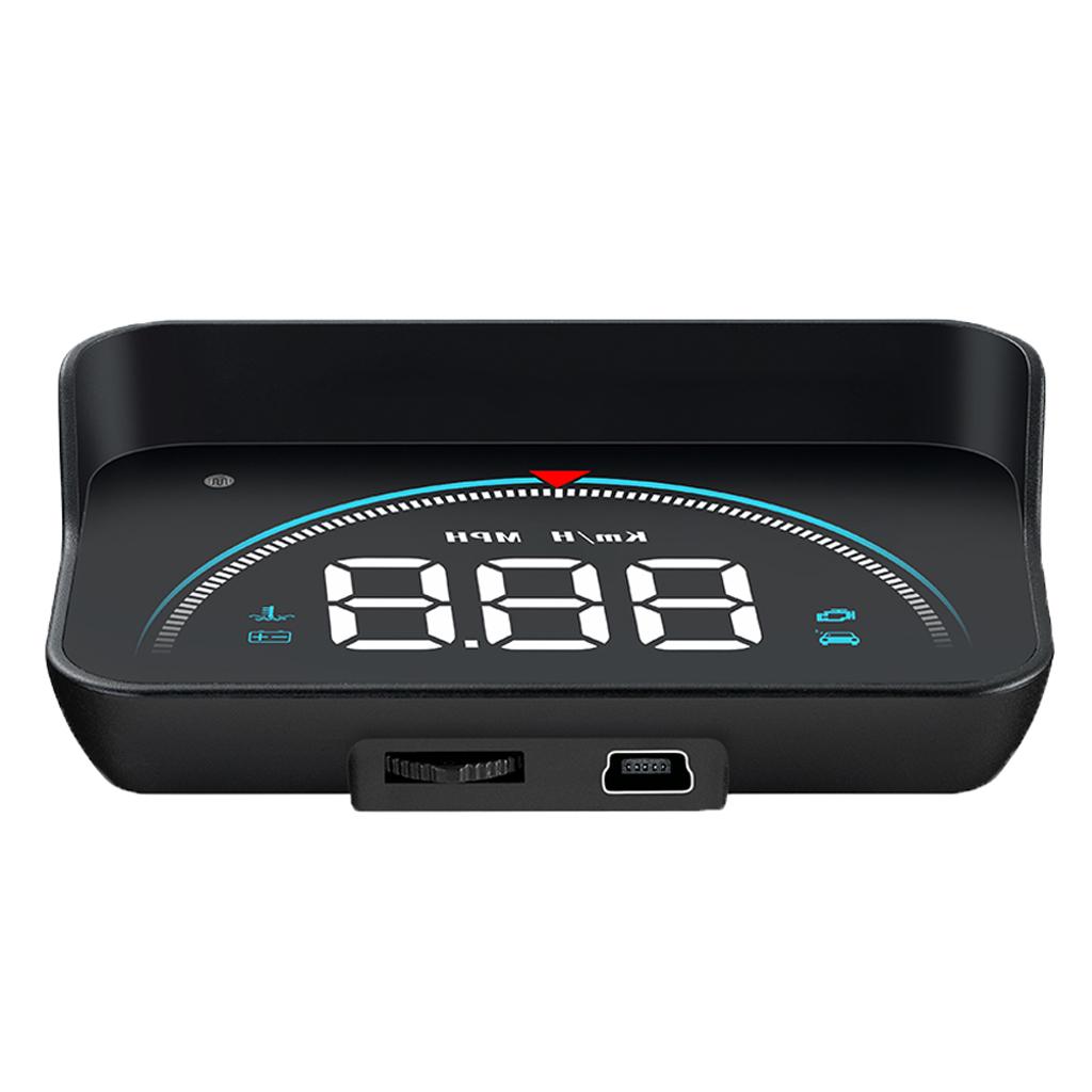 M8 Head up Display Smart OBD2 HUD Auto Digital Meter Port Warning Alarm System