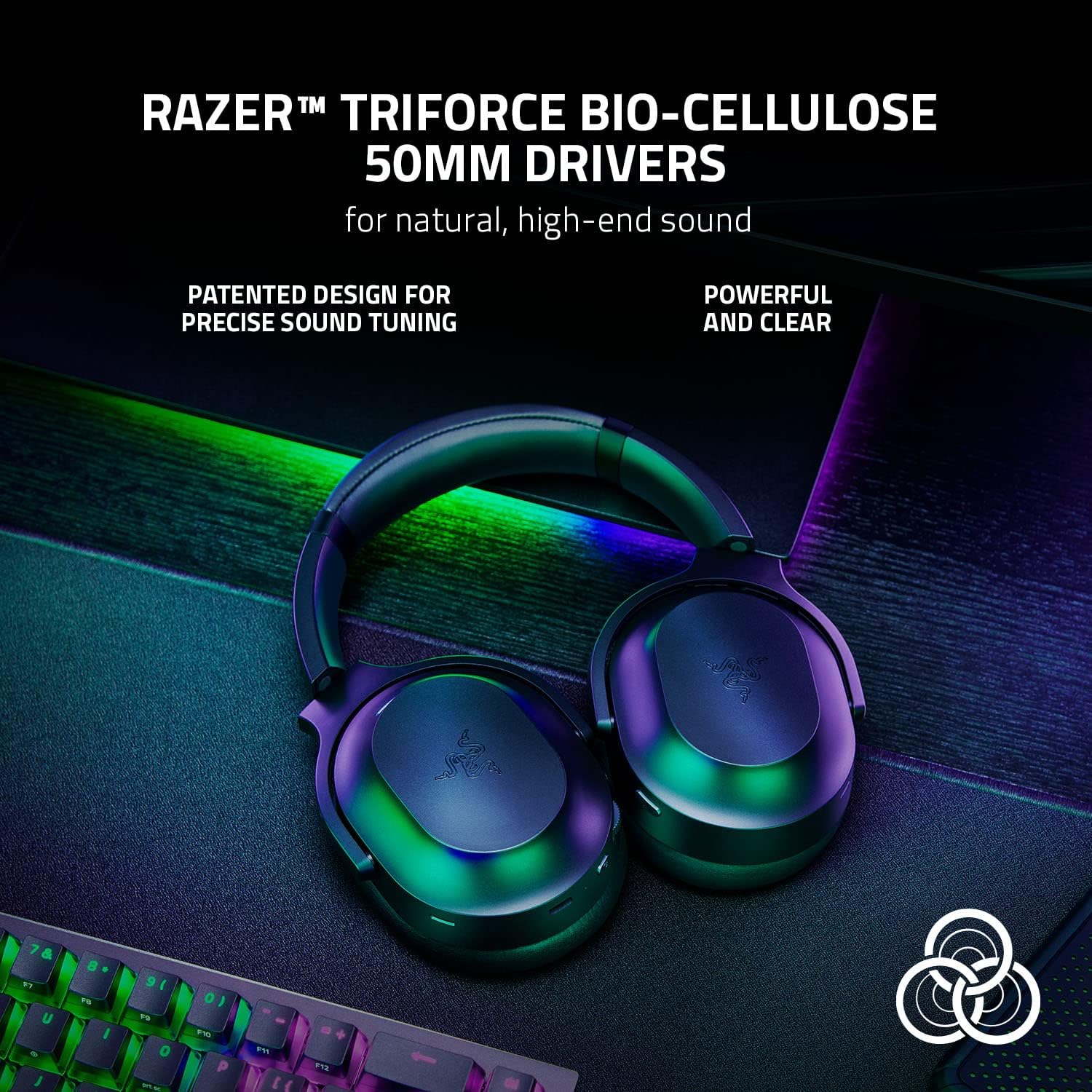 Tai nghe Razer Barracuda Pro-Wireless Gaming Headset with Hybrid ANC_Mới, hàng chính hãng