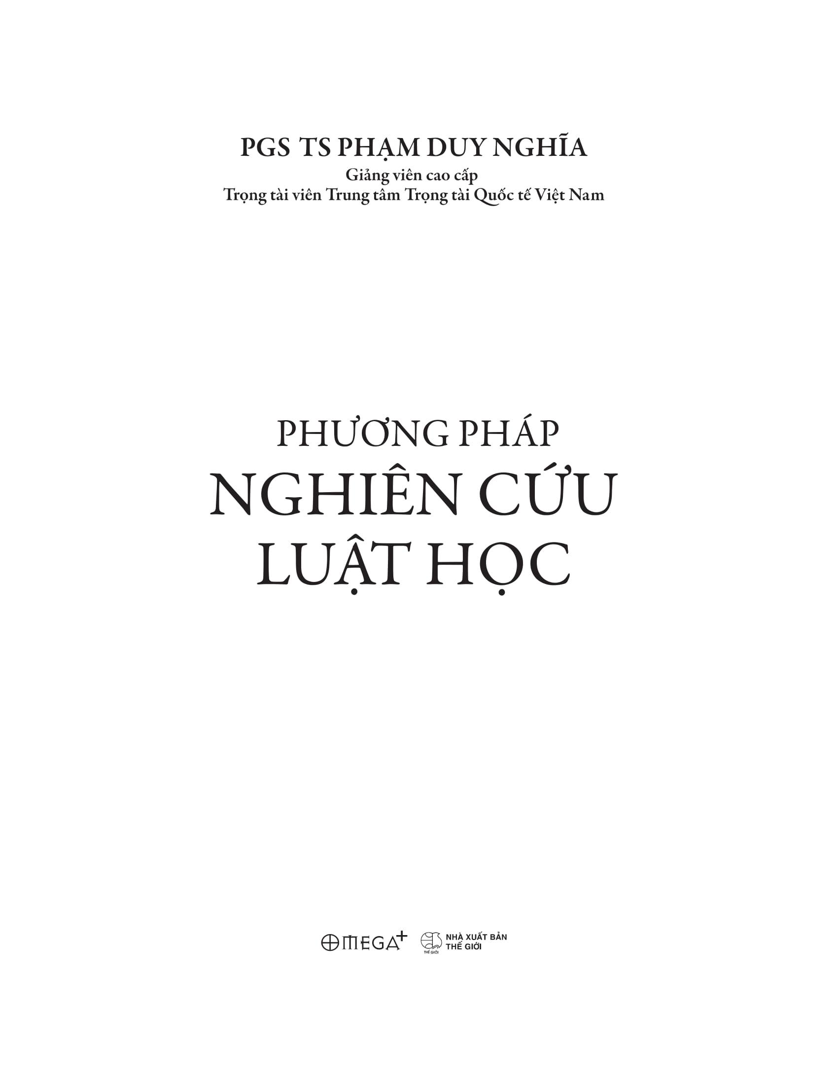 Sách - Phương Pháp Nghiên Cứu Luật Học