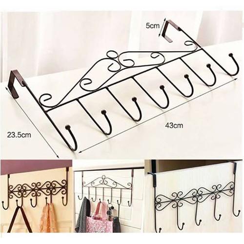 Móc Treo Đồ Sau Cửa Màu Đen Tiện Ích .