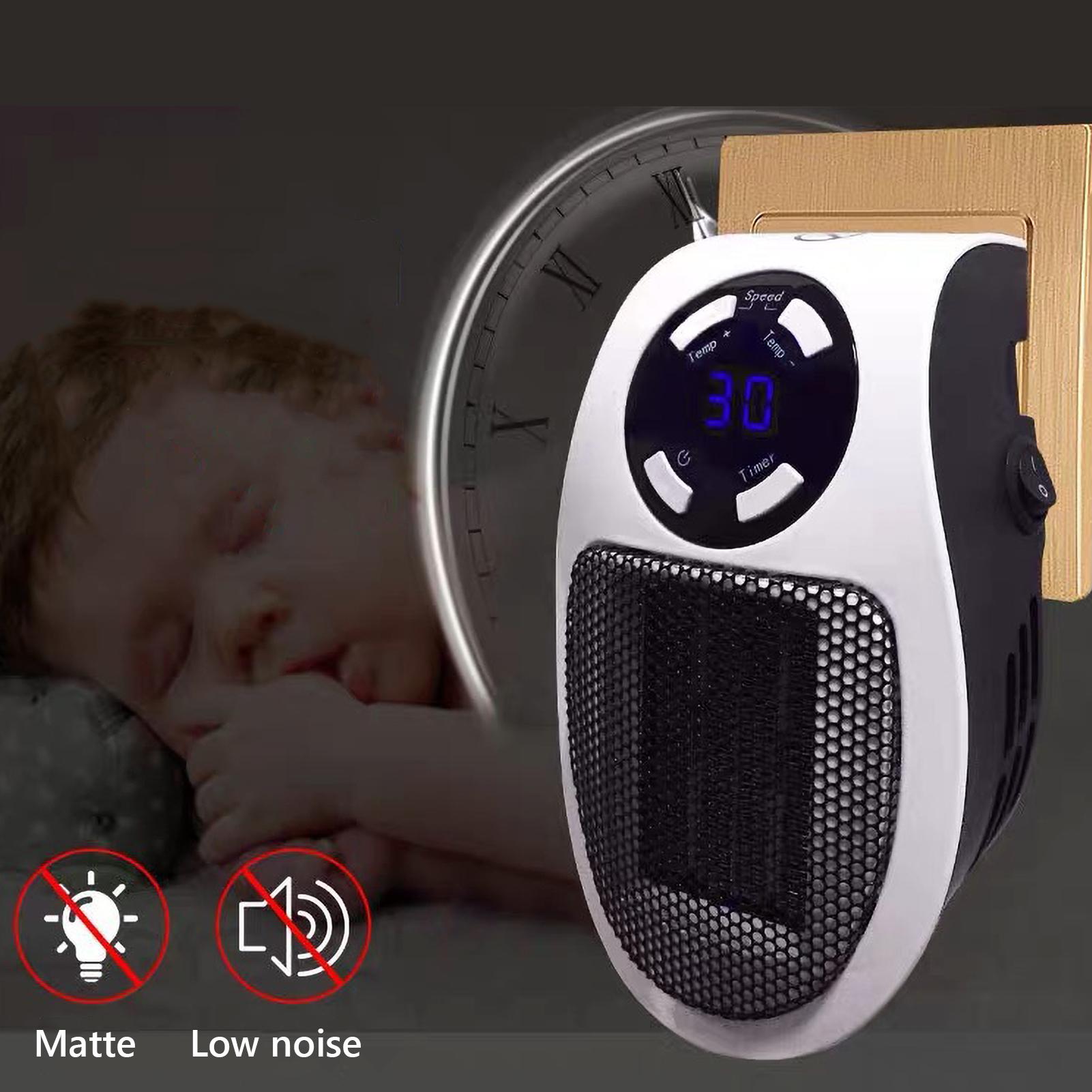 Máy Sưởi Không Gian Bằng Điện Với Màn Hình Led Hẹn Giờ Trên Tường