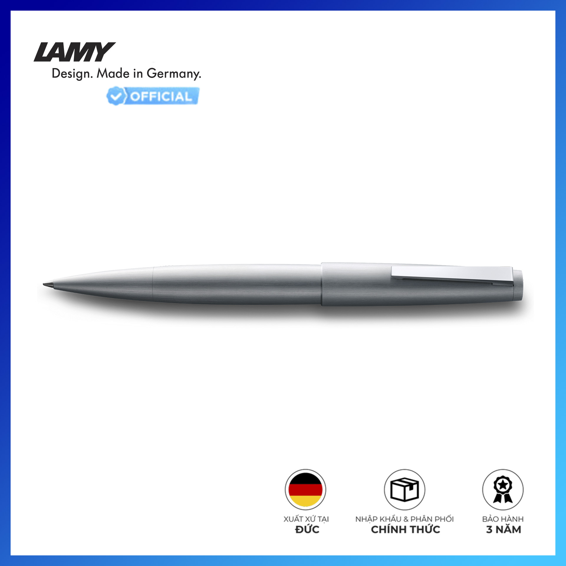 Bút Bi Nước Lamy 2000 Metal Rollerball Pen Ngòi 302 - 4029636