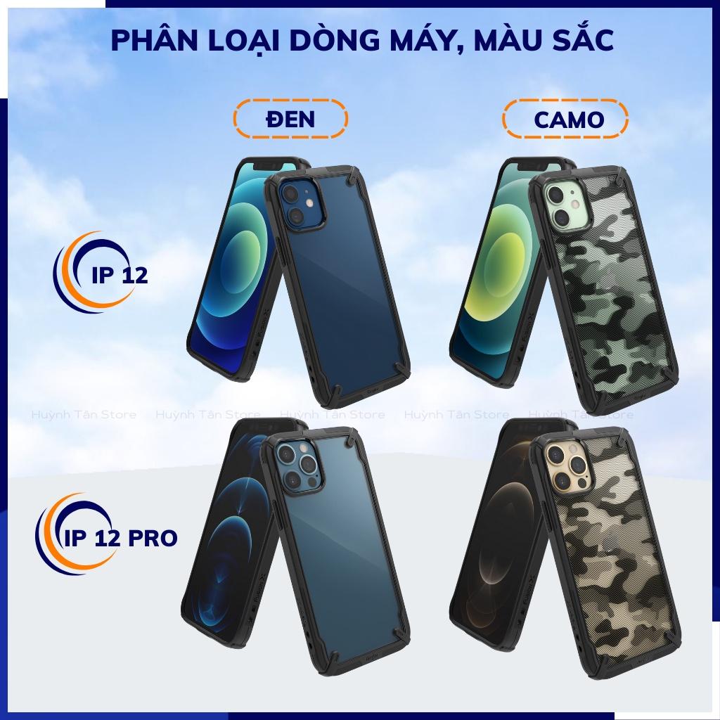 Ốp lưng ip 12 pro ip 12 RINGKE chính hãng trong suốt chống sốc FUSION X chống ố vàng phụ kiện điện thoại huỳnh tân - Hàng nhập khẩu