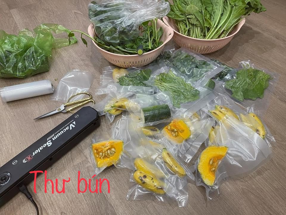 MÁY HÚT CHÂN KHÔNG BẢO QUẢN THỰC PHẨM VACUUM SEALER MINI CAO CẤP TƯ HÀN MIỆNG TIỆN DỤNG TẶNG KÈM TÚI HÚT