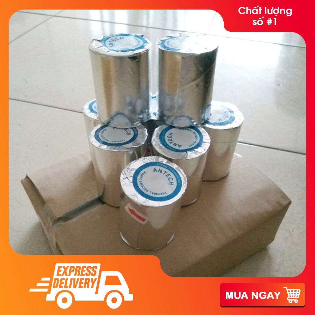 1 thùng giấy in nhiệt, in hóa đơn, in bill K57x38mm