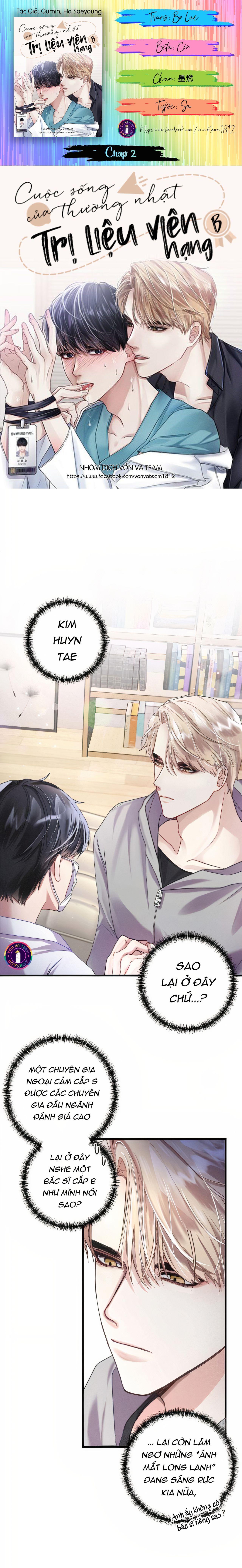 cuộc sống thường nhật của trị liệu viên hạng b chapter 2 1
