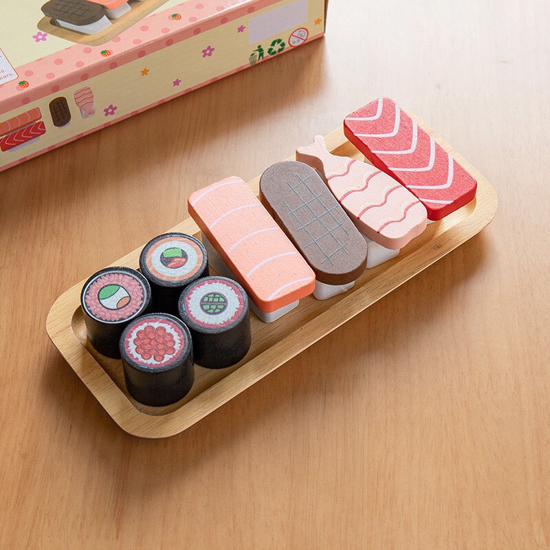 Set đồ chơi mô hình món Sushi, đồ chơi nhập vai nhà bếp cho bé