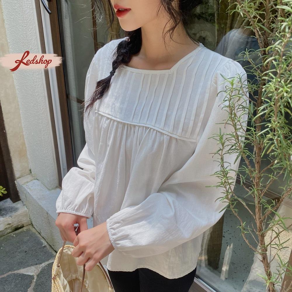 Áo sơ mi baby form rộng phong cách Hàn Quốc Red Shop 29908