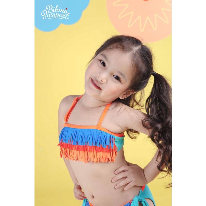 Đồ bơi áo tắm em bé BIKINI PASSPORT KID - Bikikini Fringer - KD008_X