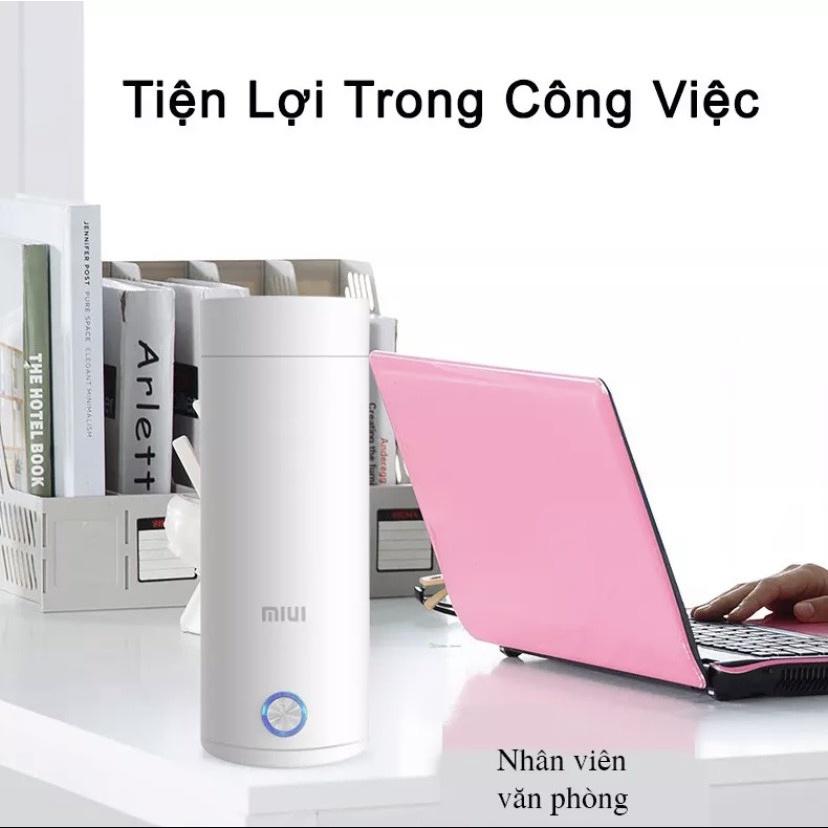 Bình Đun Nước Bằng Điện Giữ Nhiệt, Ấm Đun Siêu Tốc, Bình Đun Mang Đi Du Lịch, Tặng Phích Chuyển Đổi/Bon Store7788