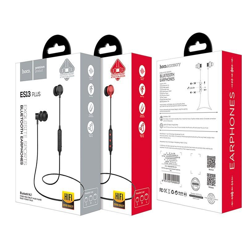 Tai nghe bluetooth thể thao dành cho Hoco ES13 Plus Exquisite V4.2 âm thanh HIFI (2 MÀU) - Hàng Chính Hãng