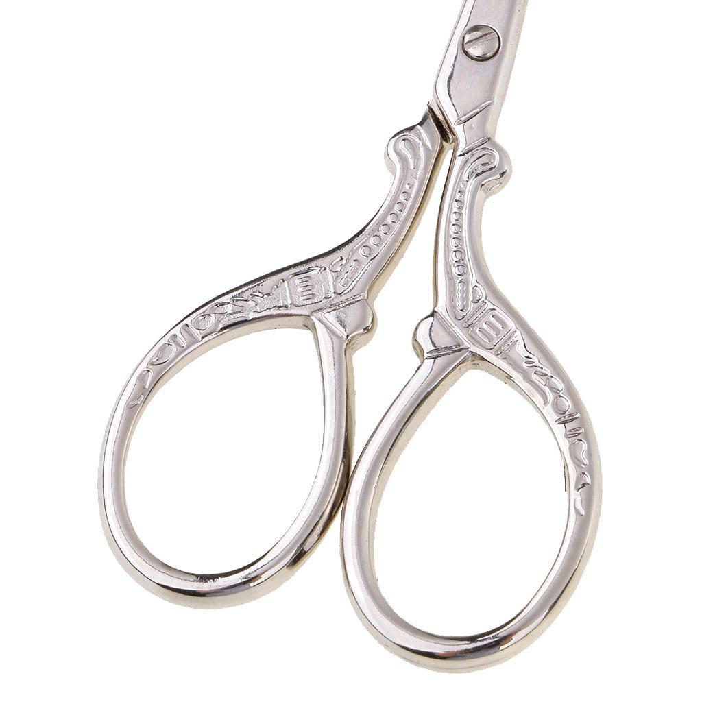 12pcs Antique Style Scissors Embroidery Scissors for Patchwork Threading Sewing