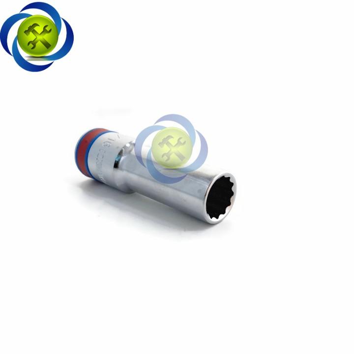 Tuýp 9/16 hệ inch 1/2 Kingtony 423016S loại dài 12 cạnh màu trắng 14.29mm