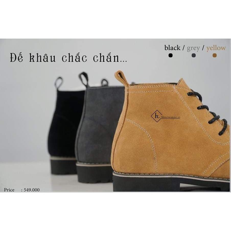 Chukka da lộn siêu rẻ siêu chất tặng tất + lót tăng chiều cao