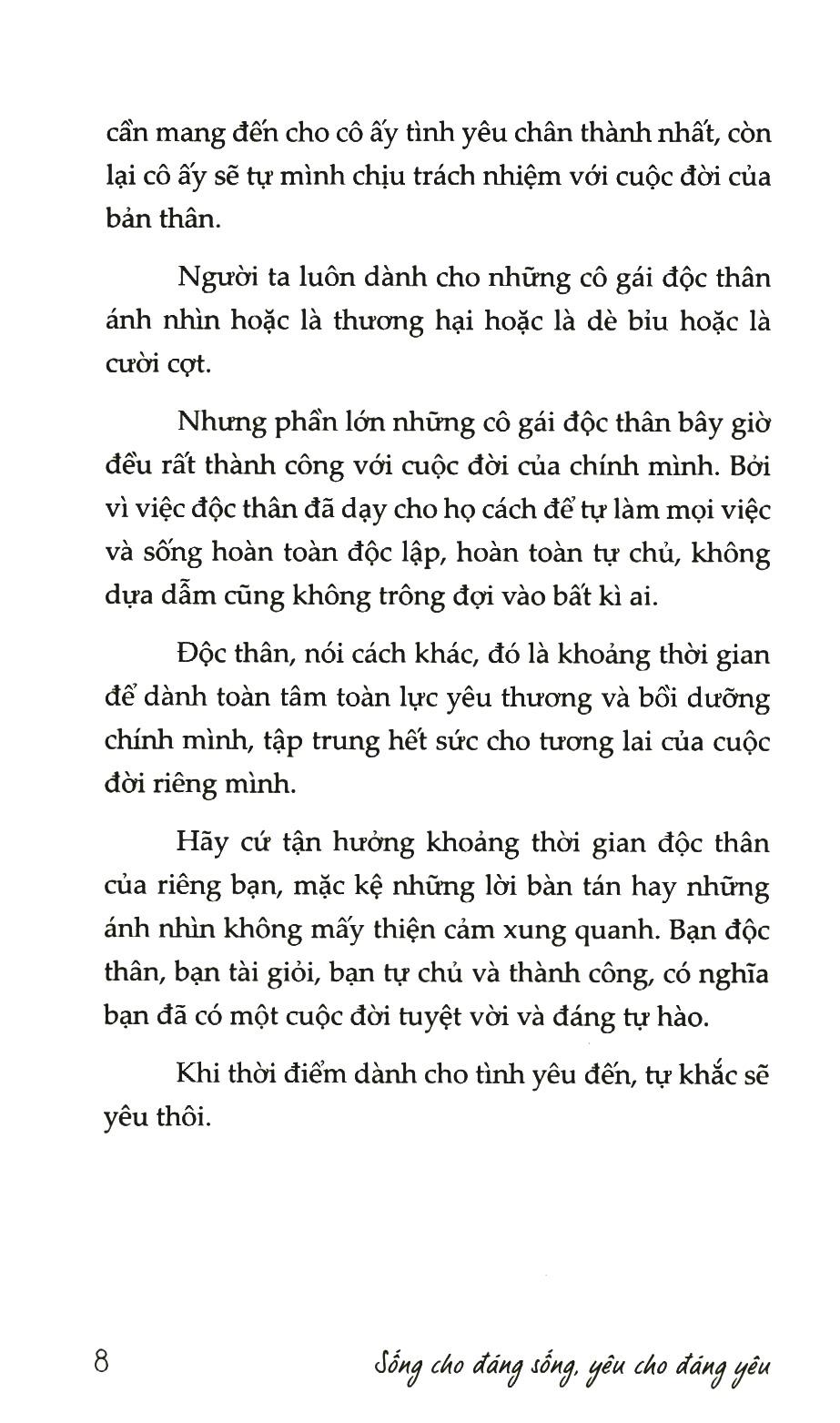 Sống Cho Đáng Sống Yêu Cho Đáng Yêu