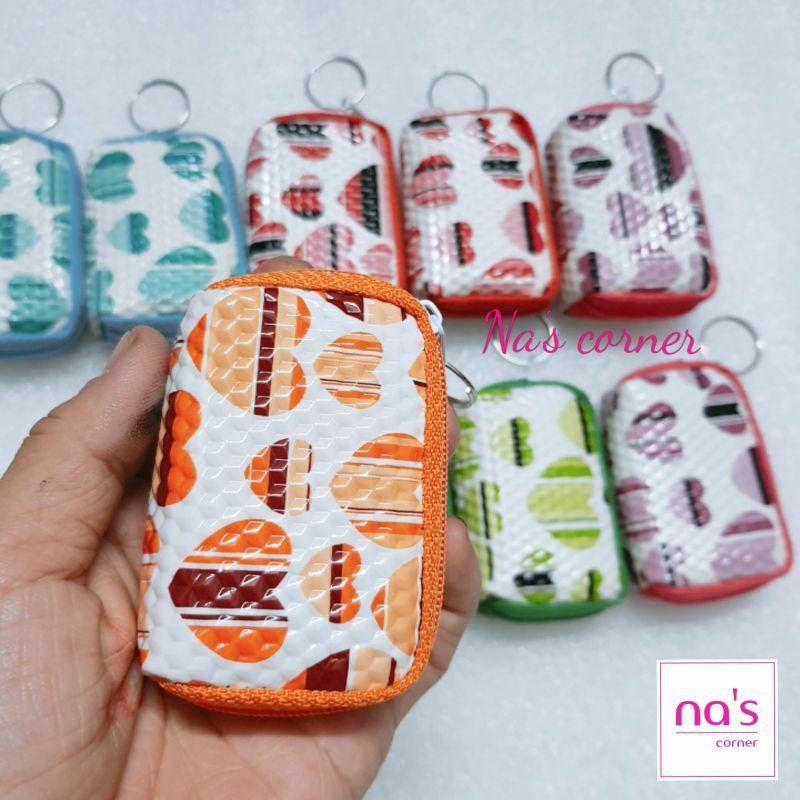 10 túi ví mini kiêm móc khoá da đẹp đủ màu
