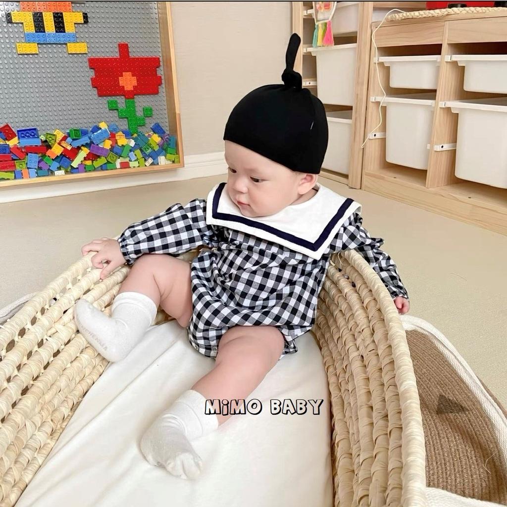 Mũ nón cotton thắt nút đáng yêu cho bé 0-12m Mimo Baby MD25