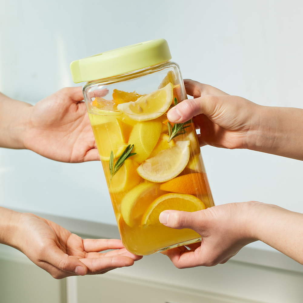 Hũ Đựng Thực Phẩm Bằng Thủy Tinh LocknLock Daily Breathing, Hàng Chính Hãng, Nắp Đậy Kín - JoyMall