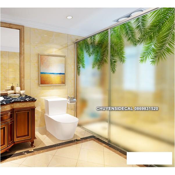 Decal Dán Kính Cao Cấp - Dây Leo Lá Mỏng