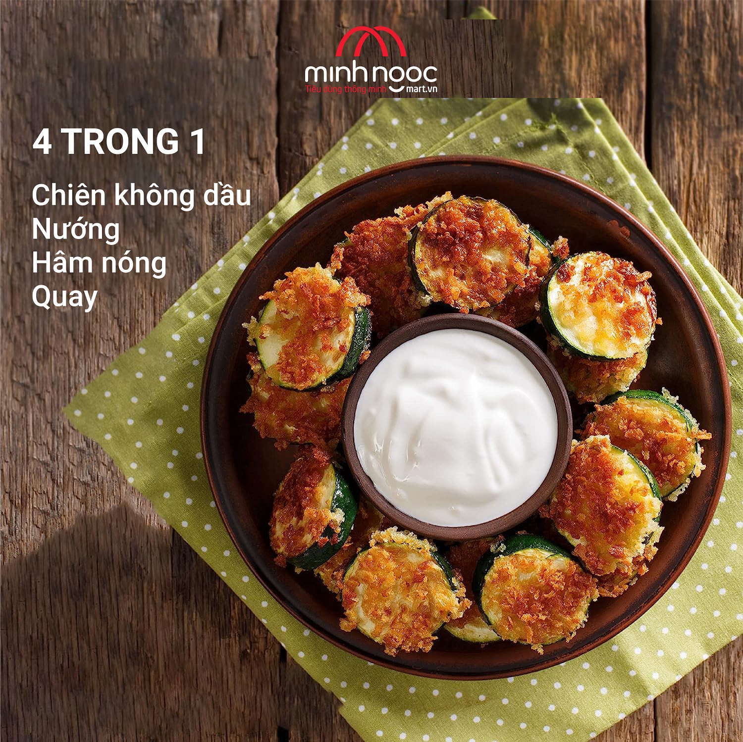 Nồi chiên không dầu Instant Vortex, Dung tích 5,7 lít, 4 chức năng trong 1 nồi