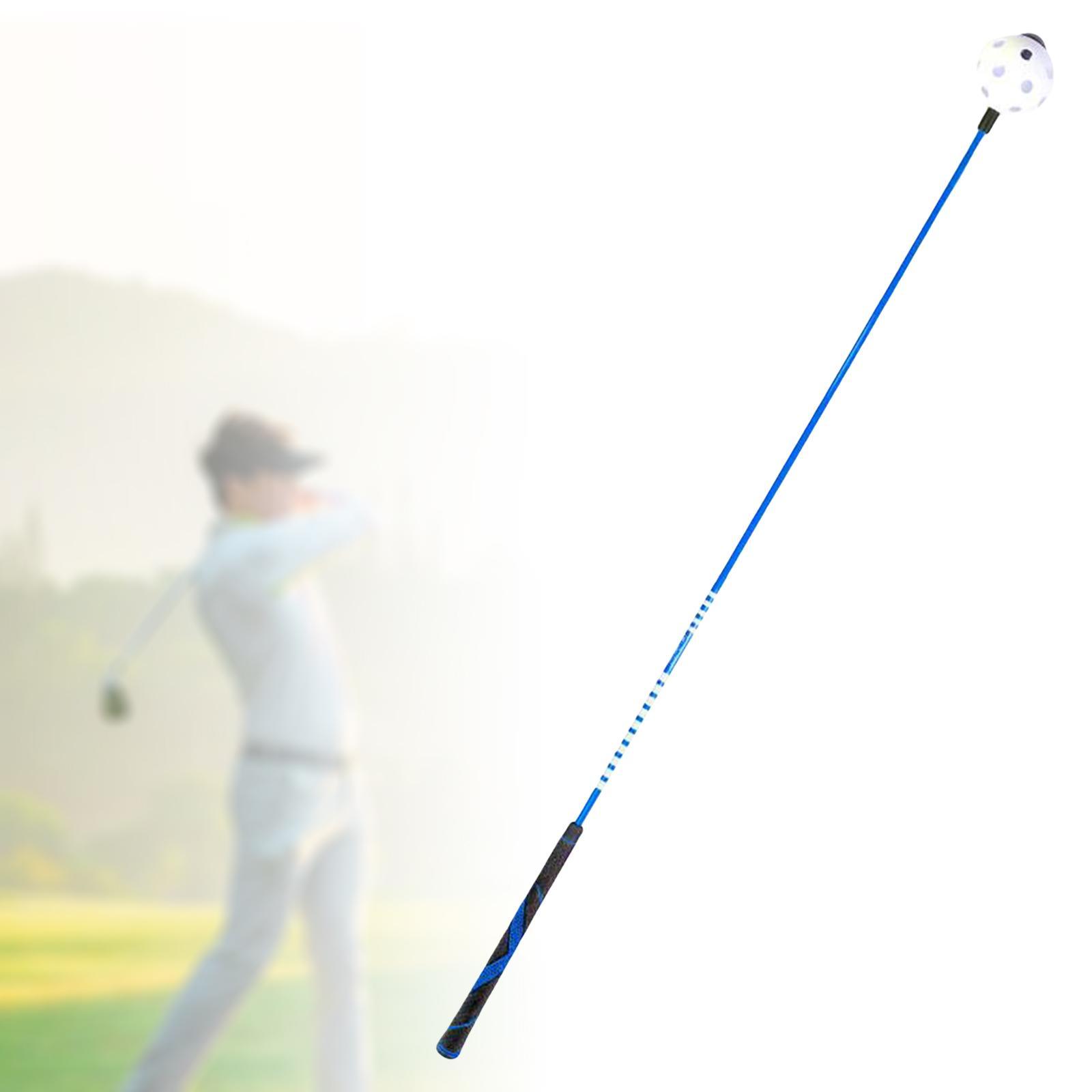 Golf Swing Trainer Portable Stick Nonslip Grip for Speed Rhythm Strength