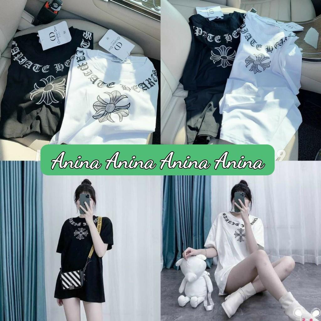 Áo thun nữ phom rộng dáng suông bầu bí bon chen thoải mái dễ mix đồ A091