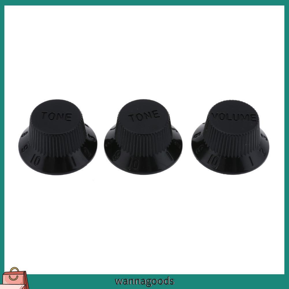 Set 3 Nắp Vặn Điều Chỉnh Âm Lượng Đàn Guitar Điện