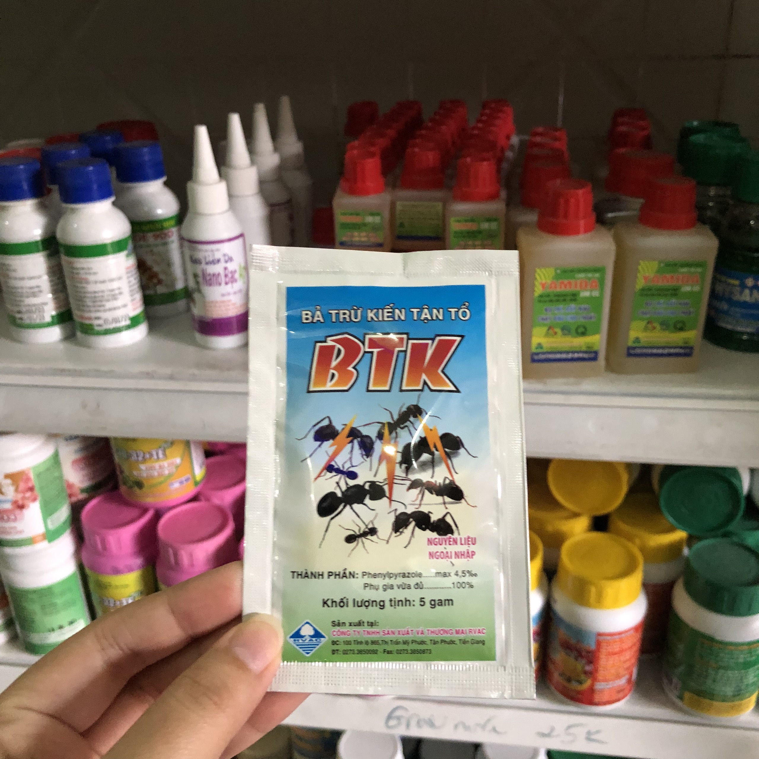 Bả trừ kiến tận tổ BTK gói 5g