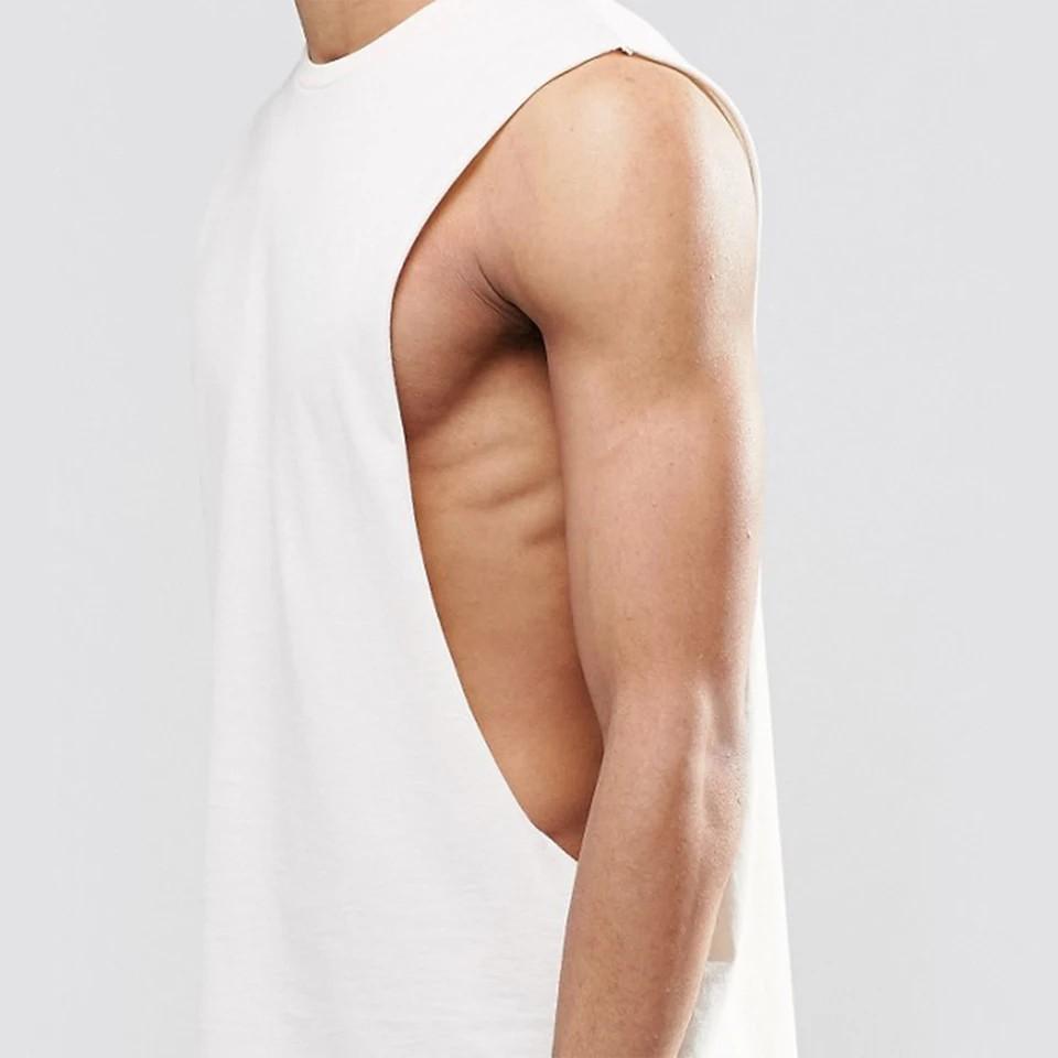 Áo thun Tanktop FREEDOM BASIC màu trắng Ngầu Store aothununisex