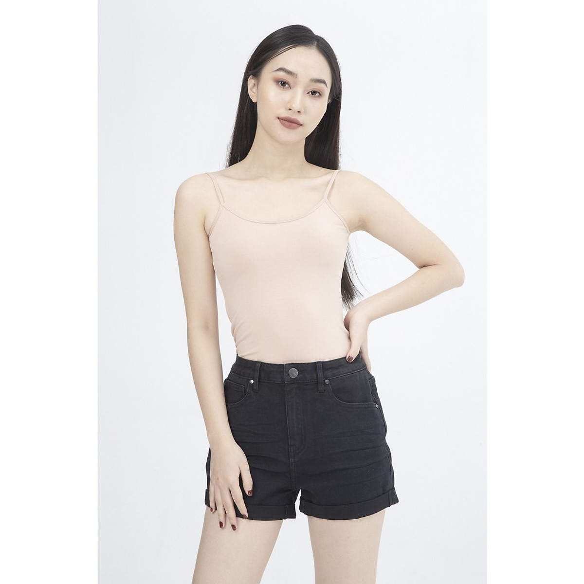 Áo 2 dây chất liệu cotton mềm mịn đẹp cho nữ