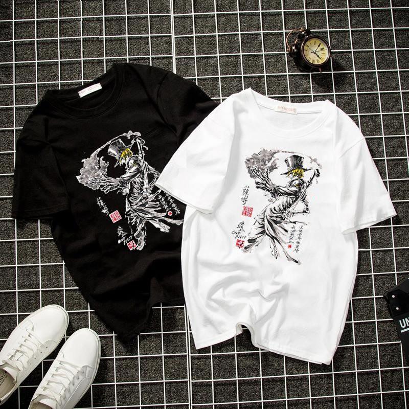 Áo thun unisex form rộng phong cách cá tính vải dày mịn 2019T1450