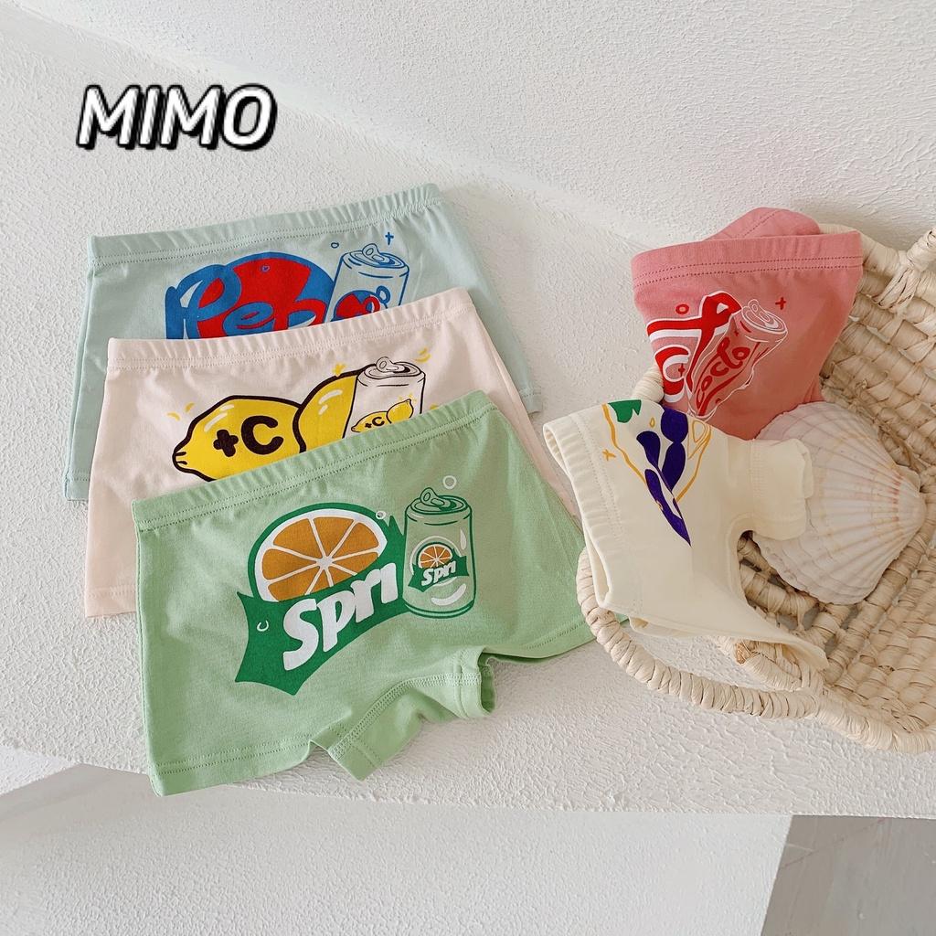 Combo 5 chip đùi nữ sinh chất cotton cao cấp đáy kháng khuẩn cho bé gái từ 9-35kg