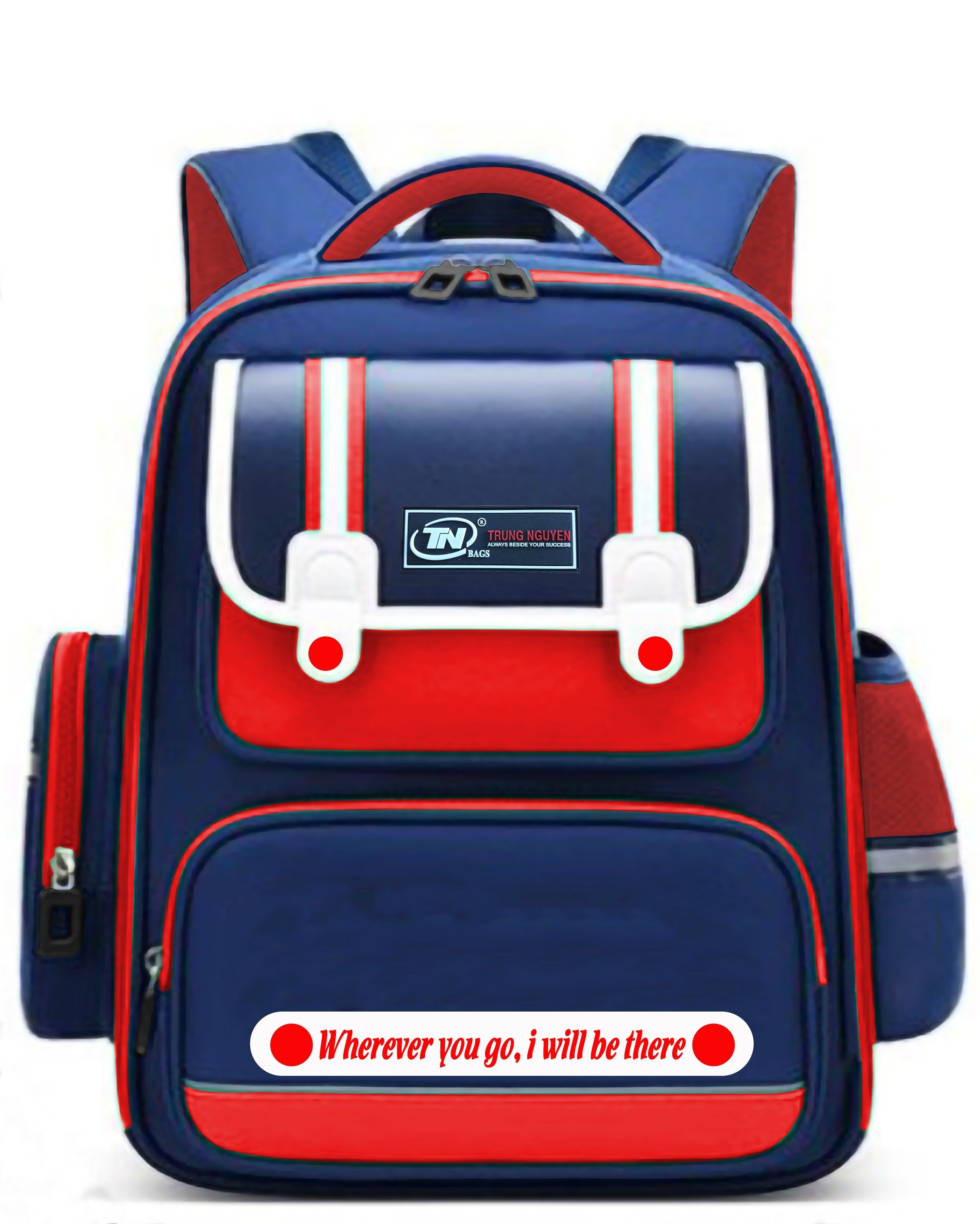 Balo học sinh TNBags Smart Red TN.B3110